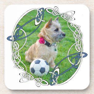 Cairn Terrier Fußball Untersetzer
