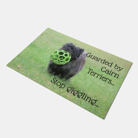 Cairn Terrier Fußmatte (Schrägansicht)