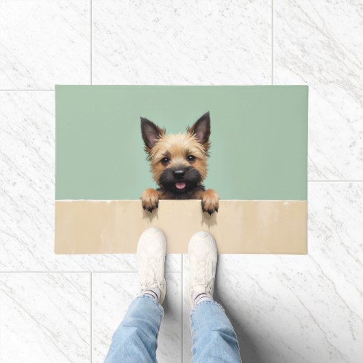 Cairn Terrier Fußmatte Kunst (Indoor)