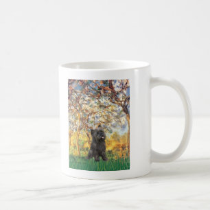 Cairn Terrier (Gefleckt 21) - Frühling Kaffeetasse