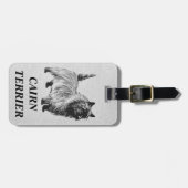 Cairn Terrier Gepäckanhänger (Vorderseite horizontal)