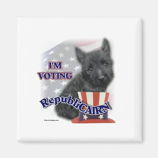 Cairn Terrier Geschenke Magnet (Vorne)