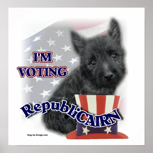 Cairn Terrier Geschenke Poster (Vorne)