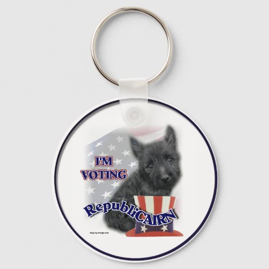Cairn Terrier Geschenke Schlüsselanhänger (Vorderseite)