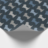 Cairn Terrier Geschenkpapier (Ecke)