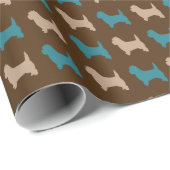 Cairn Terrier Geschenkpapier (Rolleneckpunkt)