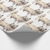 Cairn Terrier Geschenkpapier (Ecke)