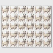 Cairn Terrier Geschenkpapier (Flach)