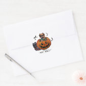 Cairn Terrier Halloween Runder Aufkleber (Umschlag)