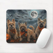 Cairn Terrier Halloween Spooky Mousepad (Mit Mouse)