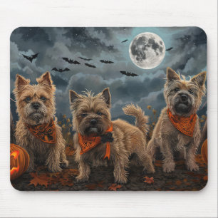 Cairn Terrier Halloween Spooky Mousepad