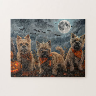 Cairn Terrier Halloween Spooky Puzzle