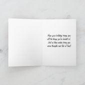 Cairn Terrier Happy Birthday Oma Gran Card Karte (Innenseite)