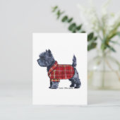 Cairn Terrier Holiday Feiertagspostkarte (Stehend Vorderseite)