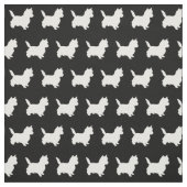 Cairn Terrier Hund Silhouette Stoff (Muster)