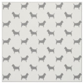 Cairn Terrier Hunde Silhouetten Gemustert Stoff (Muster)