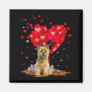 Cairn Terrier Hundeliebhaber Herzform Cairn Terrie Magnet