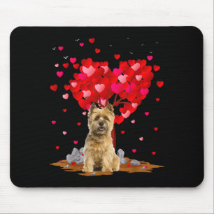 Cairn Terrier Hundeliebhaber Herzform Cairn Terrie Mousepad