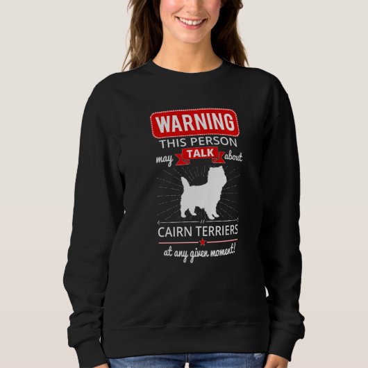 Cairn Terrier Hunderasse 1 Sweatshirt (Vorderseite)