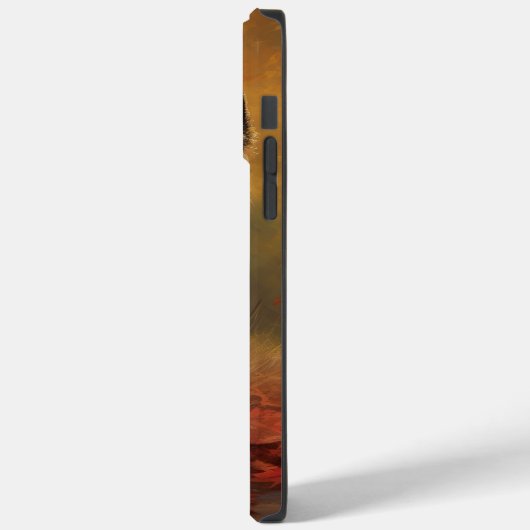 Cairn Terrier im Herbst Leaves Fall Inspiriert Case-Mate iPhone Hülle (Rückseite / Links)