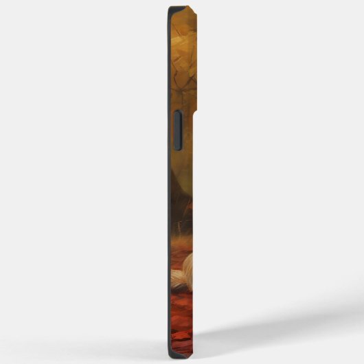 Cairn Terrier im Herbst Leaves Fall Inspiriert Case-Mate iPhone Hülle (Rückseite / Rechts)