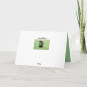 Cairn Terrier Karte (Rückseite)