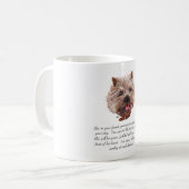 Cairn Terrier Keepake - FEMALE Kaffeetasse (Vorderseite Links)