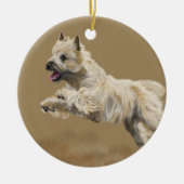 Cairn Terrier Keramikornament (Vorne)