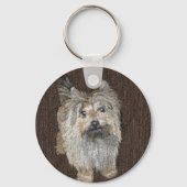 Cairn Terrier Keychain Schlüsselanhänger (Vorderseite)