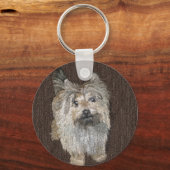 Cairn Terrier Keychain Schlüsselanhänger (Vorderseite)