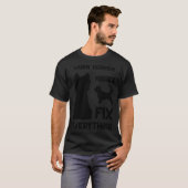 Cairn Terrier kisses reparieren alles Cairn Terrie T-Shirt (Vorne ganz)
