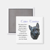 Cairn Terrier Kunstgeschenke Magnet (Vorderseite/Rückseite)