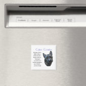 Cairn Terrier Kunstgeschenke Magnet (In Situ (Geschirrspüler))