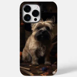 Cairn Terrier Kürbisse Halloween Gruselig Case-Mate iPhone 14 Pro Max Hülle