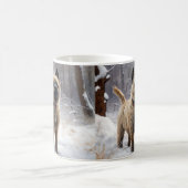 Cairn Terrier lässt es Weihnachten schnee Kaffeetasse (Mittel)