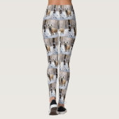 Cairn Terrier lässt es Weihnachten schnee Leggings (Rückseite)