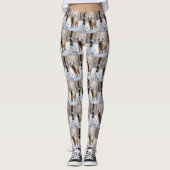 Cairn Terrier lässt es Weihnachten schnee Leggings (Vorderseite)