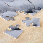 Cairn Terrier lässt es Weihnachten schnee Puzzle (Seite)