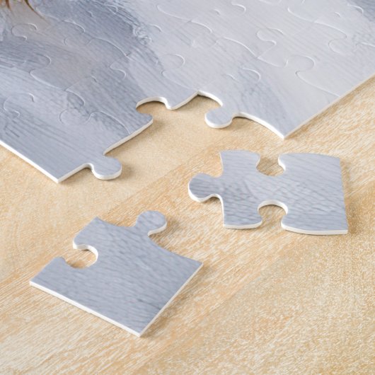 Cairn Terrier lässt es Weihnachten schnee Puzzle (Seite)