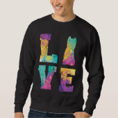 Cairn Terrier Love Sweatshirt (Vorderseite)