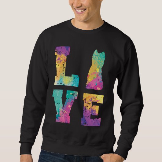 Cairn Terrier Love Sweatshirt (Vorderseite)