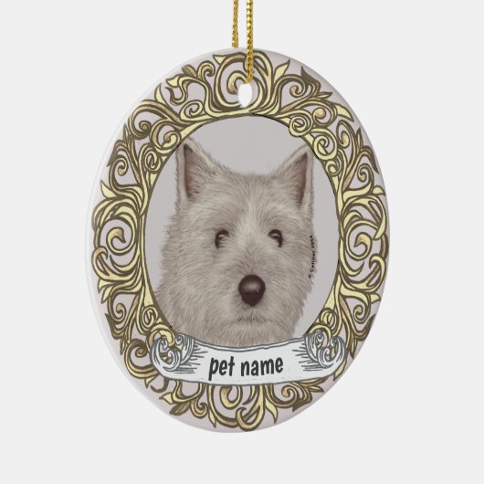 Cairn Terrier Loving Memory Ornament (Rechts)