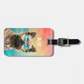Cairn Terrier Luggage Tag Gepäckanhänger (Vorderseite horizontal)
