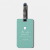 Cairn Terrier Luggage Tag Gepäckanhänger (Rückseite vertikal)