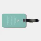 Cairn Terrier Luggage Tag Gepäckanhänger (Rückseite horizontal)