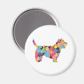 Cairn Terrier Magnet (Vorderseite/Rückseite)