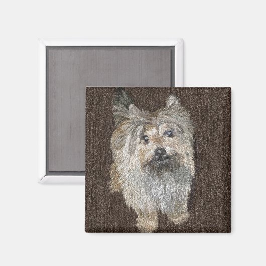 Cairn Terrier Magnet (Vorderseite/Rückseite)