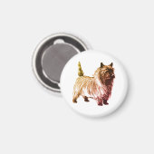 Cairn Terrier Magnet (Vorderseite/Rückseite)