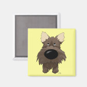 Cairn Terrier Magnet (Vorderseite/Rückseite)