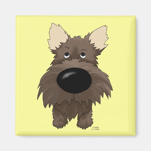 Cairn Terrier Magnet (Vorne)